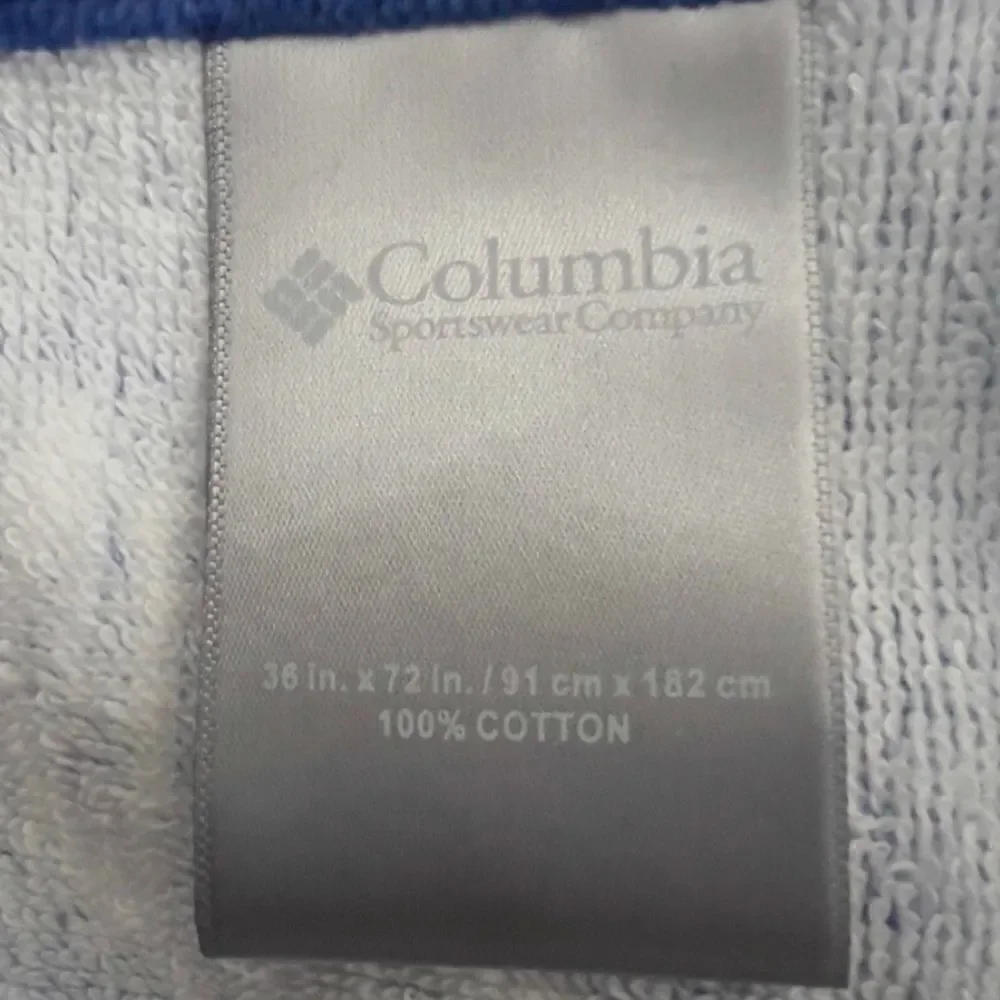 Columbia Performance Fishing Gear Triangle Logo Beach Towel- Blue